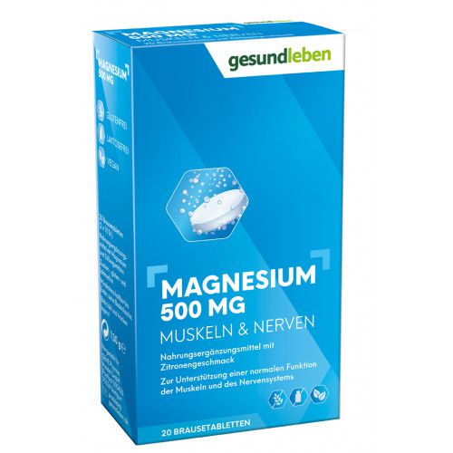 gesund leben Magnesium 500 mg Brausetabletten